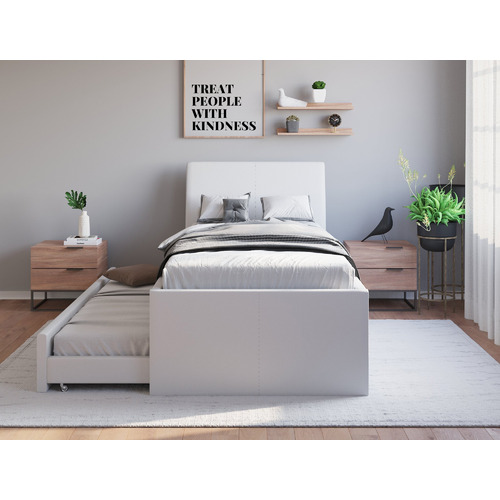 Vivian-Faux-Leather-King-Single-Bed-with-Trundle-LECCAKINGSINGLE