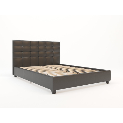 Rawson & Co Paris PU Leather Wooden Bed Frame | Temple & Webster