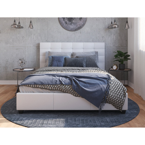 Amalfi-Faux-Leather-Bed-Frame