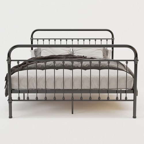 Black-Carter-Metal-Bed-Frame-MONACOBLACK