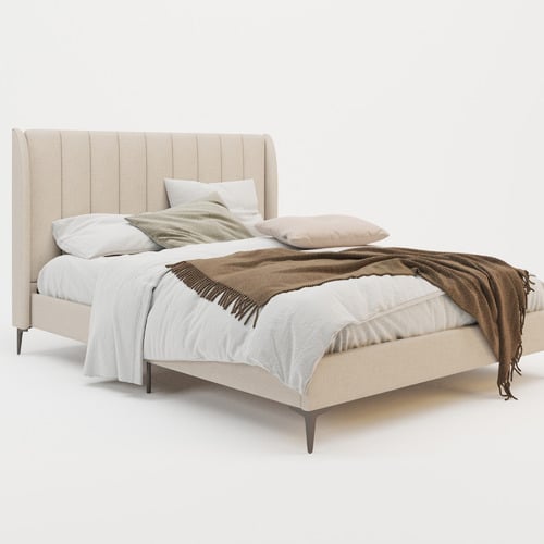 Beige-Modern-Classic-Herman-Bed-Frame