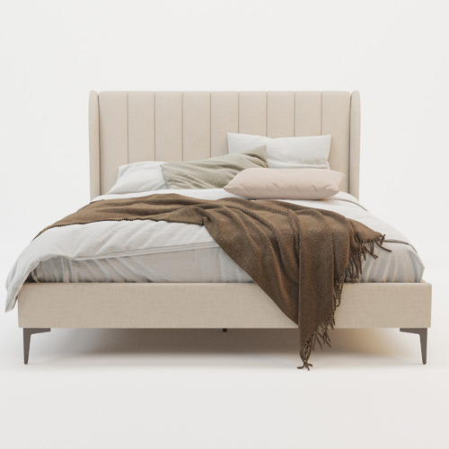 Beige Modern Classic Herman Bed Frame