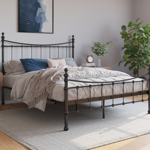 Black-Modern-Classic-Julia-Steel-Bed-Frame