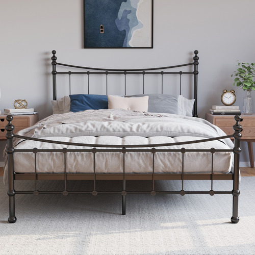 Black-Modern-Classic-Julia-Steel-Bed-Frame