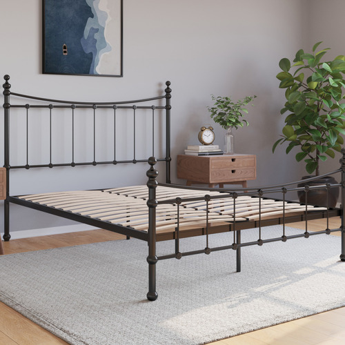 Black-Modern-Classic-Julia-Steel-Bed-Frame