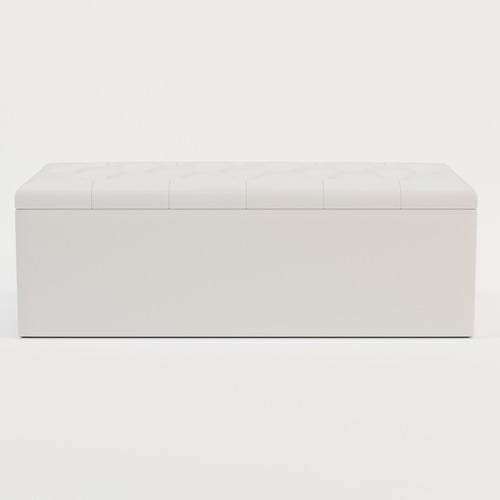 Oxford-Faux-Leather-Storage-Ottoman-Bench