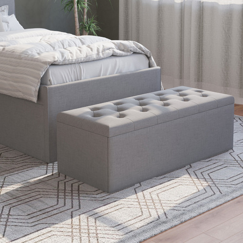 Oxford-Velvet-Storage-Ottoman-Bench