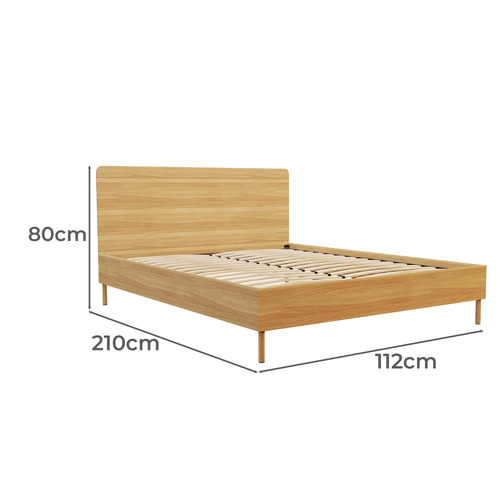 Natural Versam Wooden Bed Frame