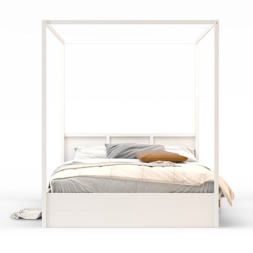 Olsen Pine Wood Gas Lift Storage Bed Frame