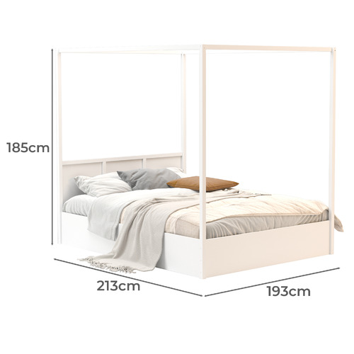 Olsen Pine Wood Gas Lift Storage Bed Frame