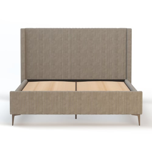 Grey-Soulin-Corduroy-Bed-Frame