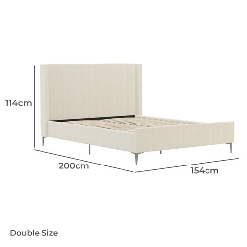 Soulin Corduroy Platform Bed