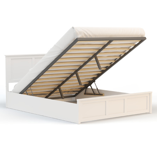 White Remolar Gas Lift Bed