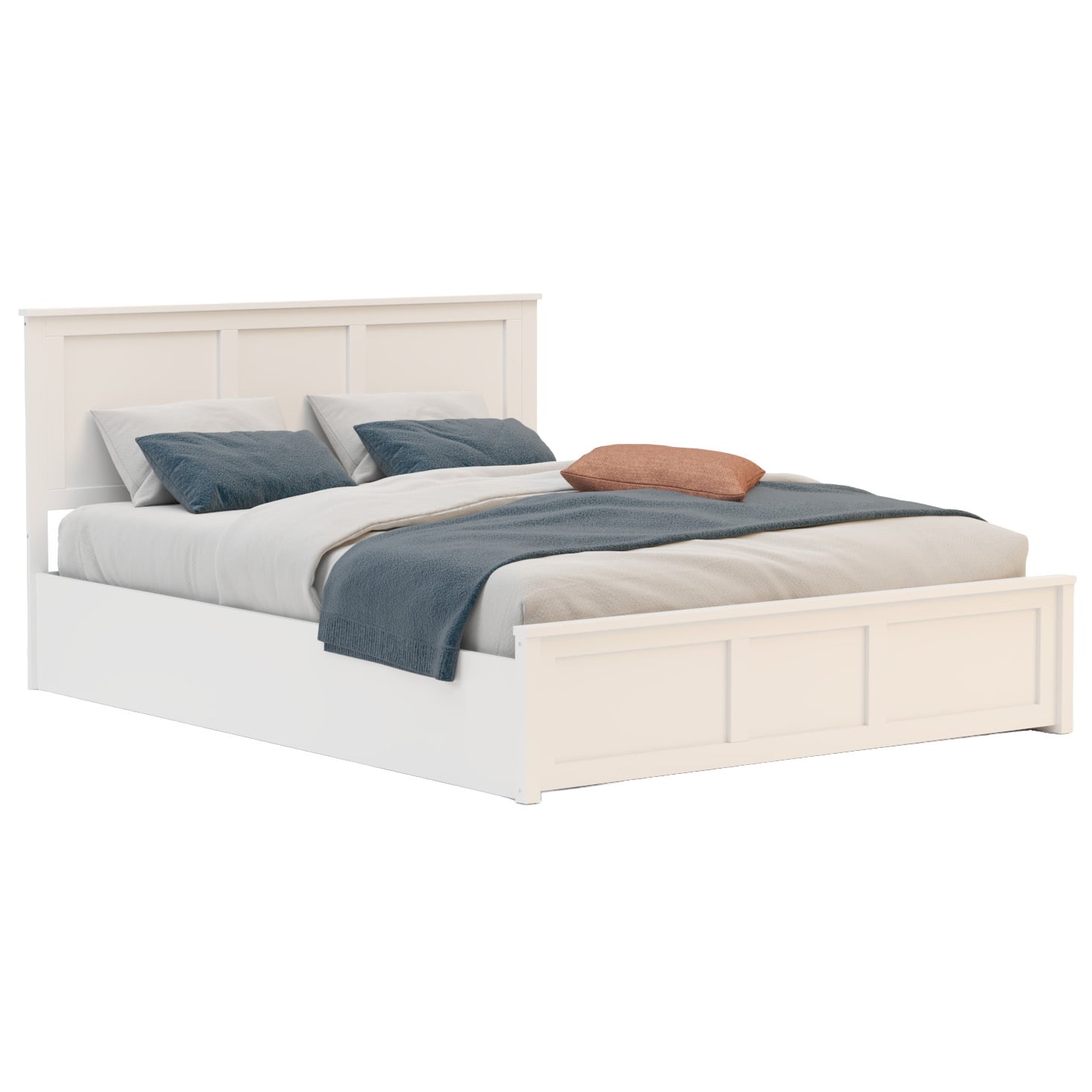 Kiara Pine Wood Gas Lift Storage Bed Frame