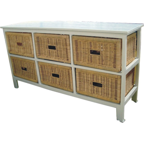 Legacy Furniture Brighton 6 Drawer Wide Temple & ster