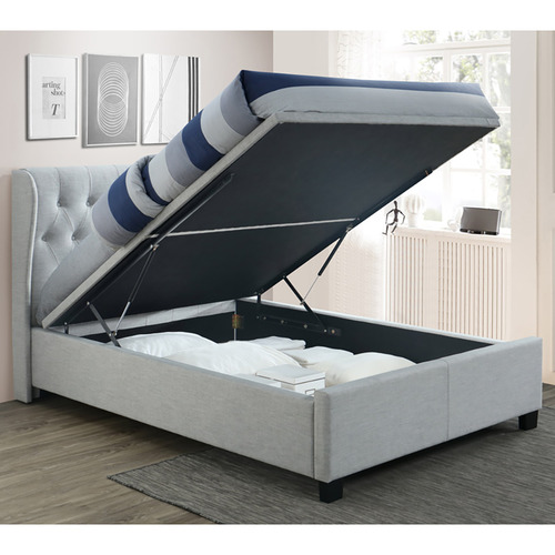 Dodicci Stone Paris Gas lift Queen Bed & Reviews Temple & ster