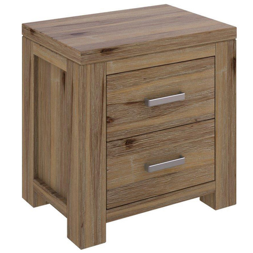 Ashton Acacia Wood Bedside Table Temple & ster