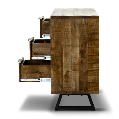 Legacy Furniture Unique Live Edge Mango Wood Sideboard Temple & ster