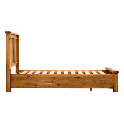 Niles Pine Wood Bed with Storage | Temple & Webster