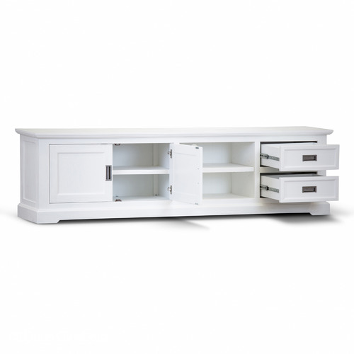 Crowther 220cm Acacia Wood Entertainment Unit