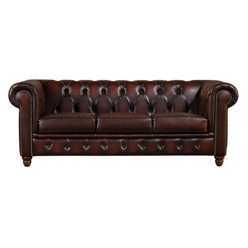 Alastair 3 Seater Leather Sofa