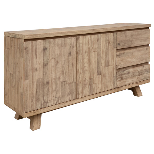 Felicity 3 Drawer Acacia Wood Buffet
