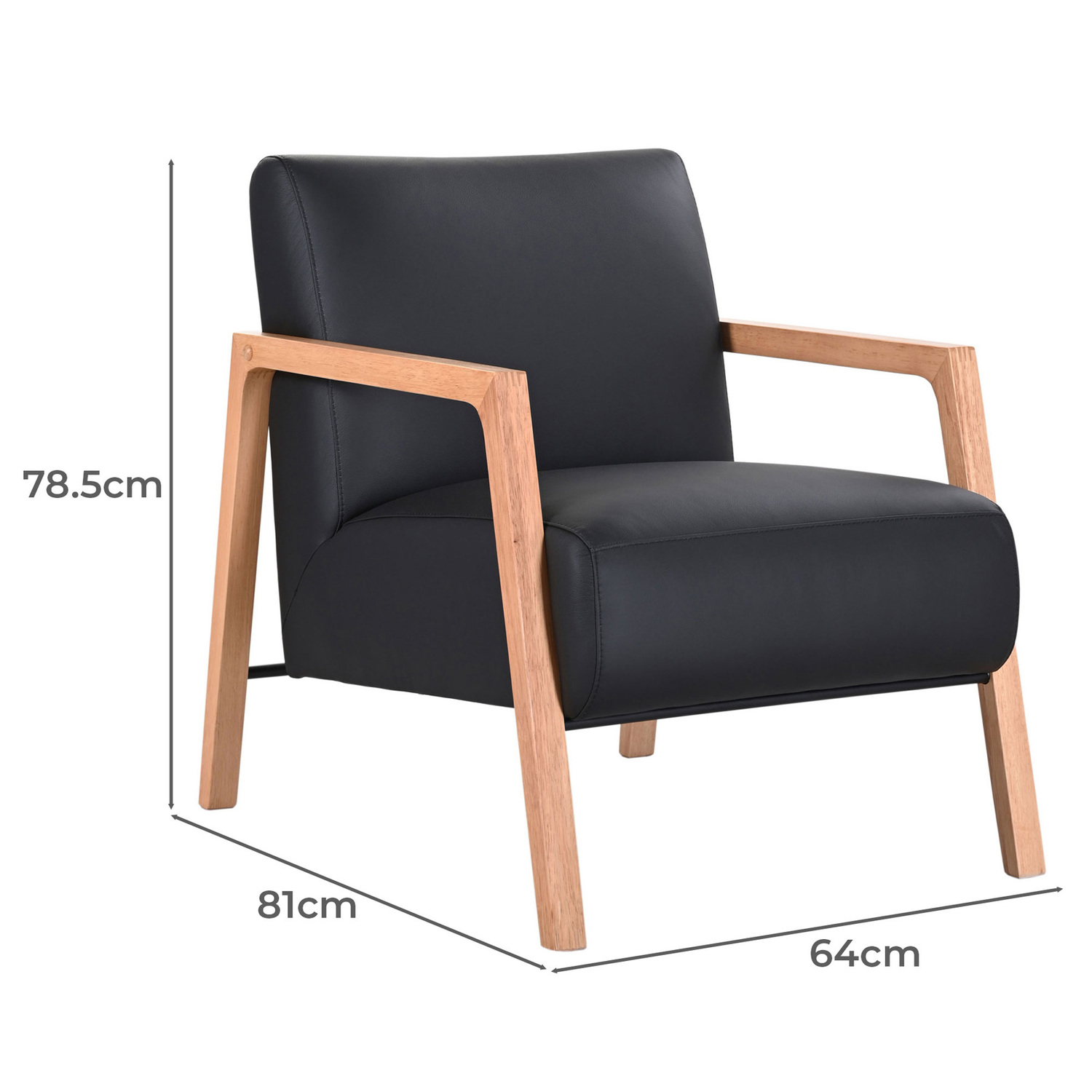 Earl Buffalo Leather Armchair