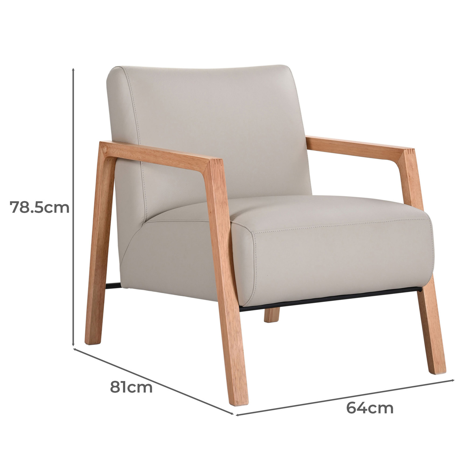 Earl Buffalo Leather Armchair