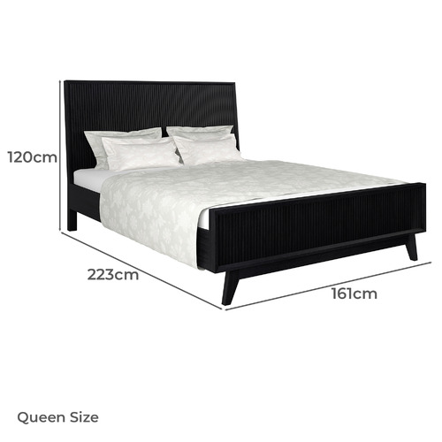 4 Piece Sullivan Acacia Wood Bedroom Set