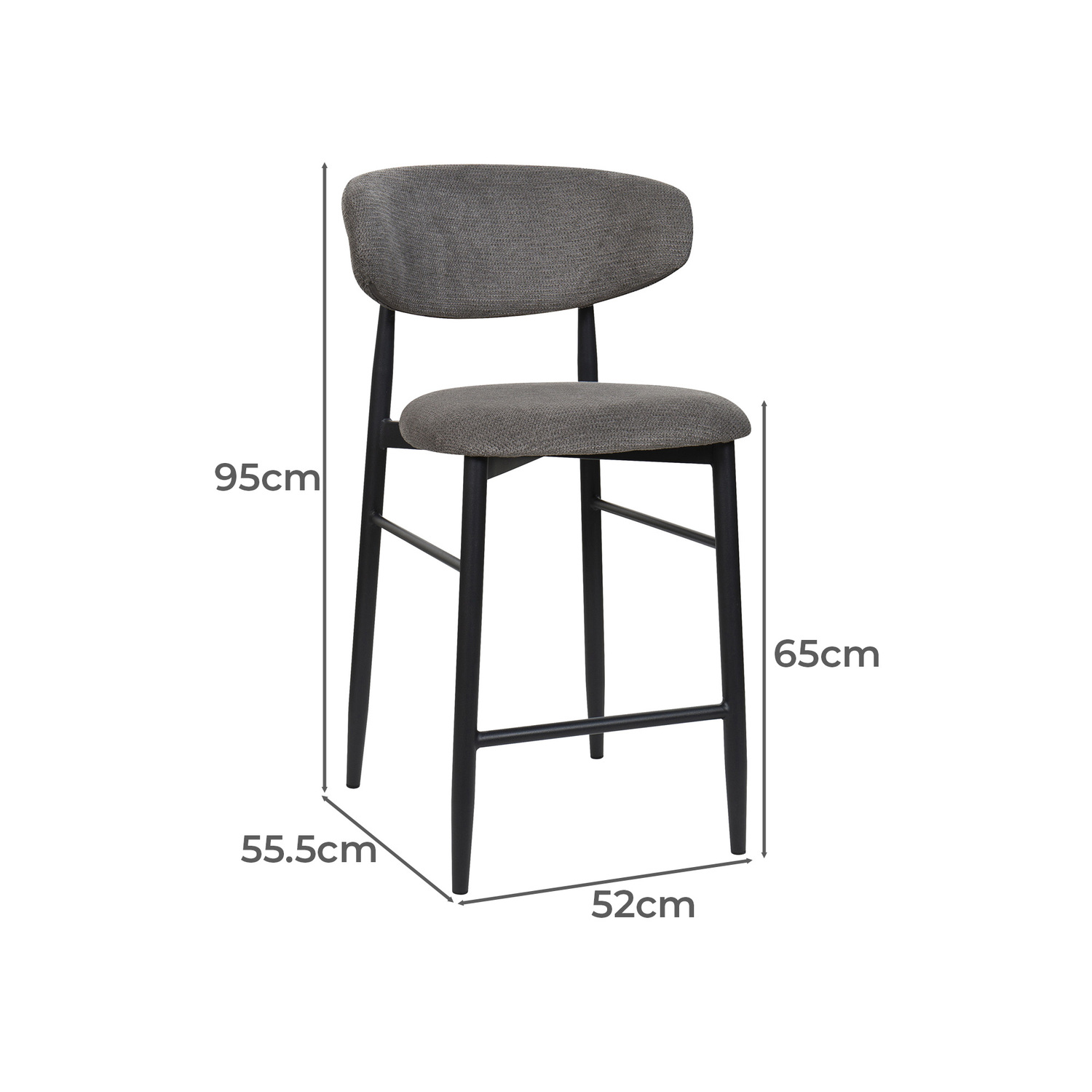 Jozefo Upholstered Bar Stool