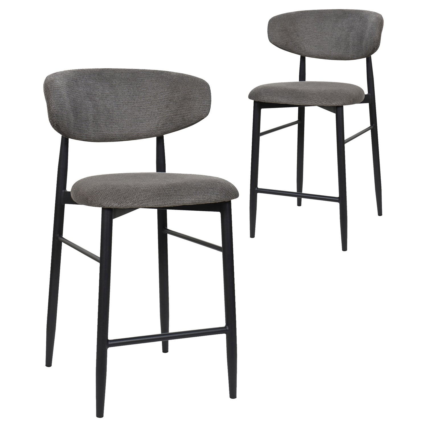 65cm Jozefo Chenille Bar Stools