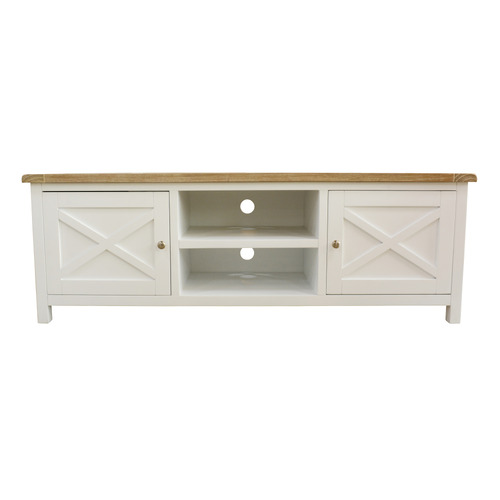 Hudson 2 Door Acacia Wood TV Unit