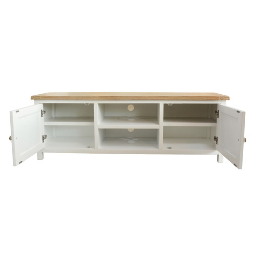 Hudson 2 Door Acacia Wood TV Unit
