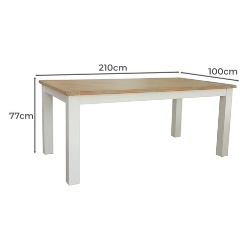 Hudson Acacia Wood Dining Table