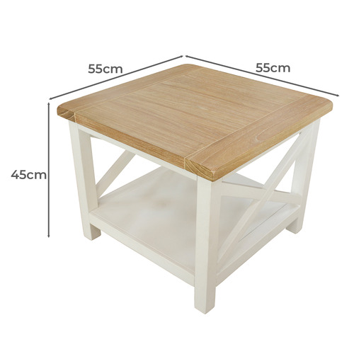 Hudson Acacia Wood Bedside Table