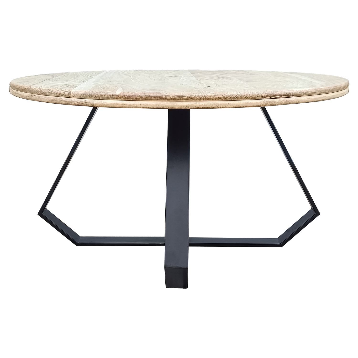 Jennifer Round Acacia Wood Coffee Table