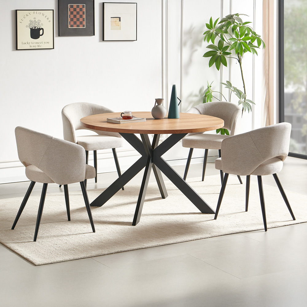 4 Seater Damien Dining Table & Chair Set