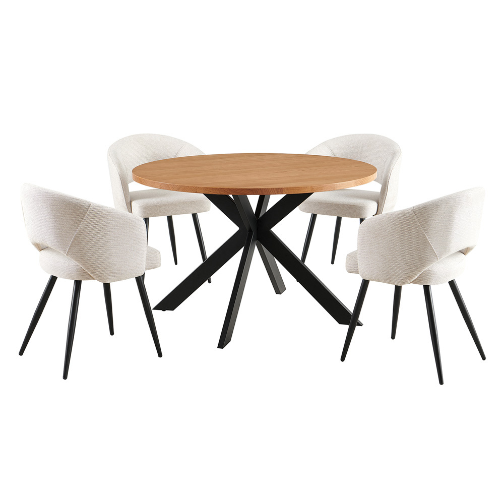 4 Seater Damien Dining Table & Chair Set