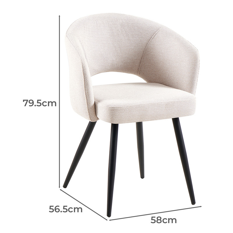 Maristella Chenille Dining Chairs