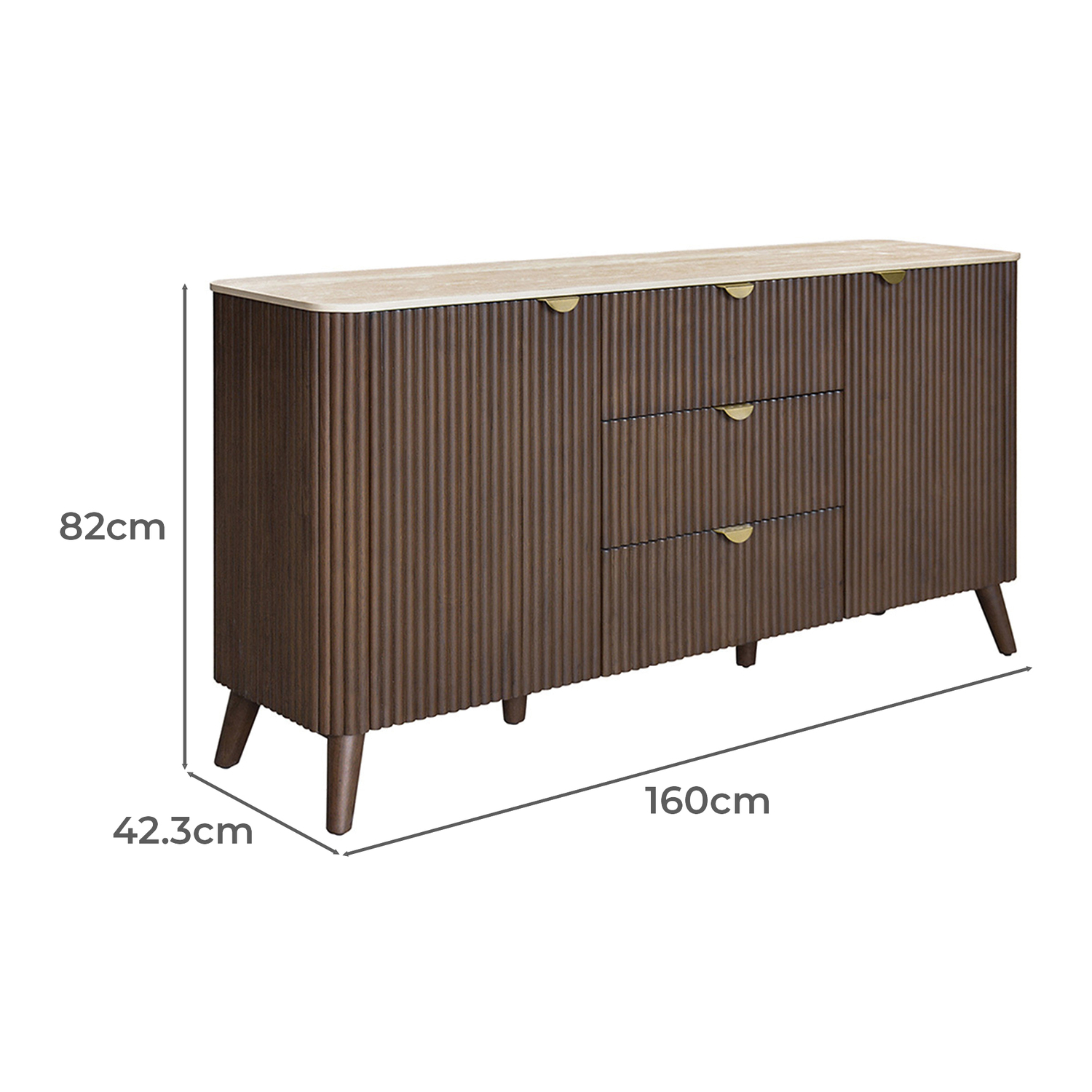 Meredith 3 Drawer Buffet