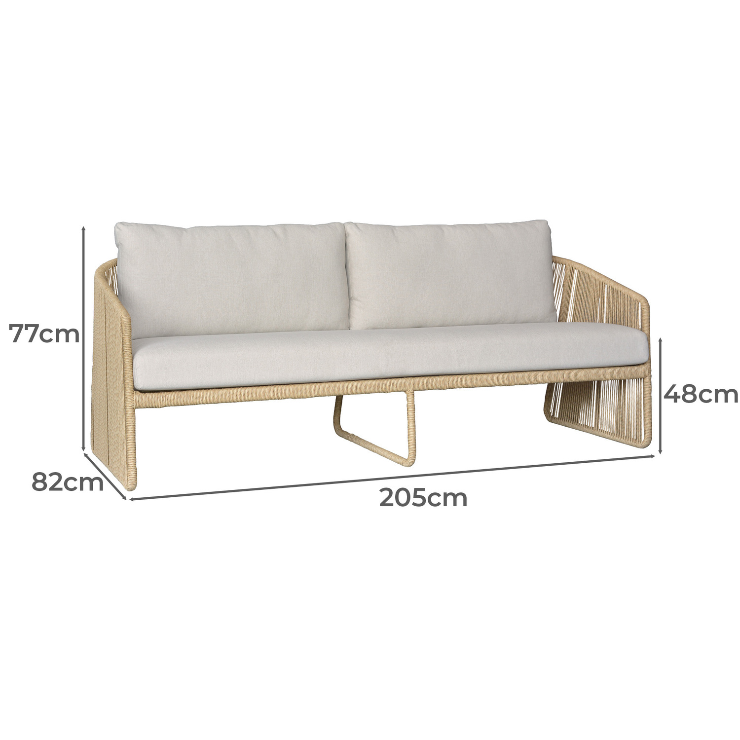 4 Seater Avery Outdoor Sofa