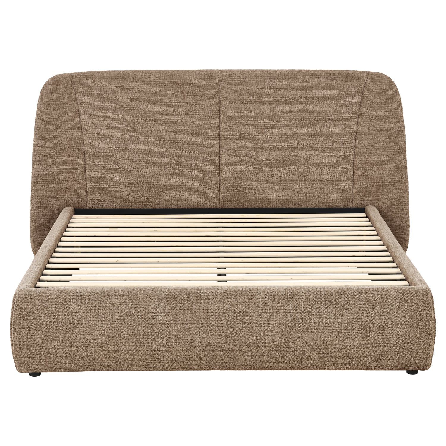 Terran Chenille Queen Bed Frame