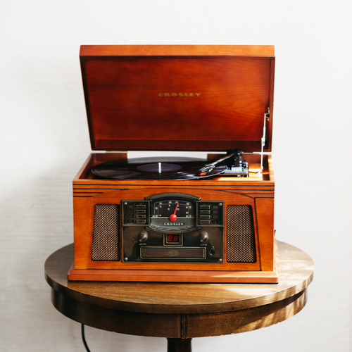 Paprika Lancaster Turntable with Bluetooth