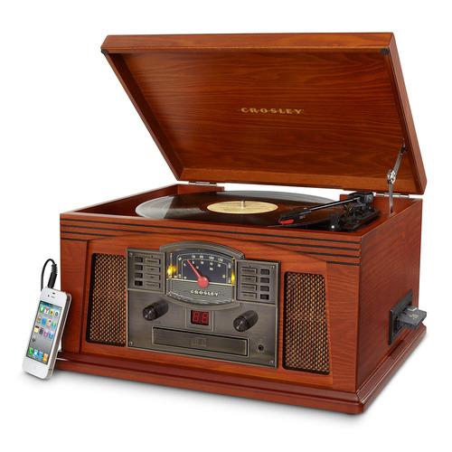 Paprika Lancaster Turntable with Bluetooth