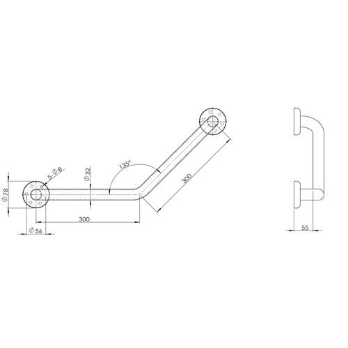 Linkcare Stainless Steel Grab Rail