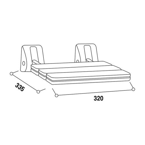 Linkcare Stainless Steel Folding Chair