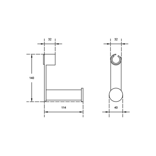 Linkcare Stainless Steel Toilet Roll Holder