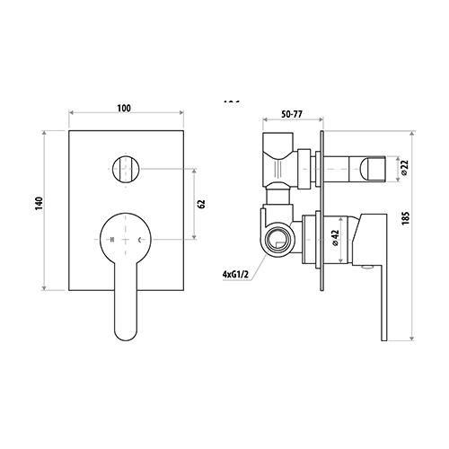 Loui Diverter Mixer