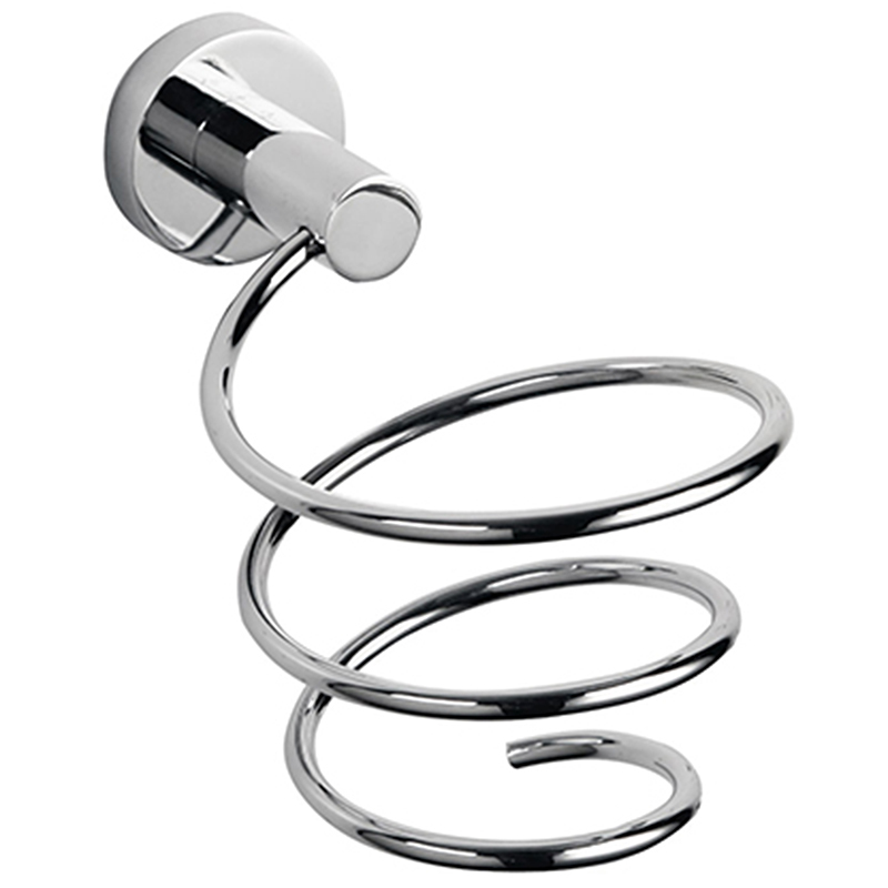 Loui Zinc Alloy & Steel Hair Dryer Holder