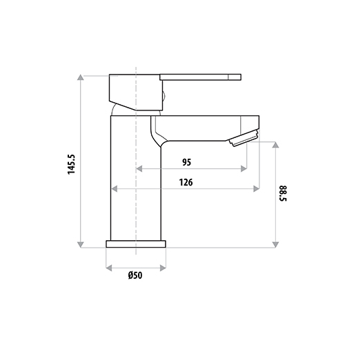 Loui Basin Mixer Tap